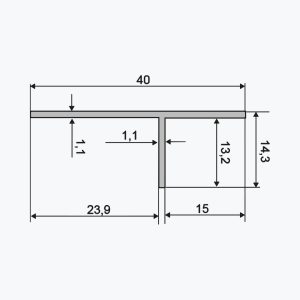 TEMPOLISTEL® A134 profil T - Слика 2