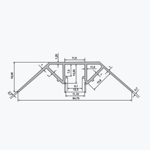 TEMPOLISTEL® A139 Profil za LED - Слика 2